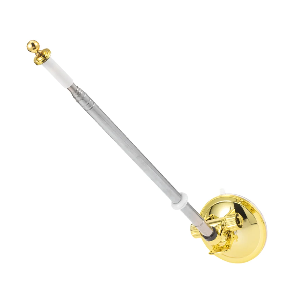 

Glass Suction Cups Vehicle-mounted Nail-free Door Telescopic 12m Wall-mounted Flag Flagpole (gold) Display Holder Car Bracket
