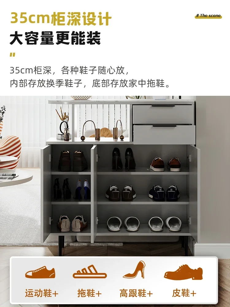 

Integrated household shoe cabinet, foyer cabinet, entrance living room partition, new balcony storage cabinet storage cabinet