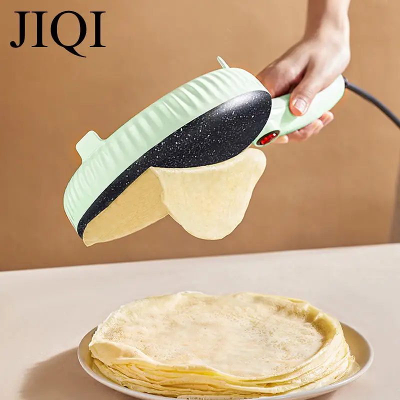 Automatische Pannenkoek Making Machine Instant Verwarming Diy Snack Burrito Bakpan Crêpe Maker Lente Roll Flapjacks Lasagne Skille