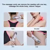 2 in1 Electric Hair Straightening Massage Comb Vibration LED Red Light Therapy Scalp Brush Hair Growth Body Massage Head Relieve 3
