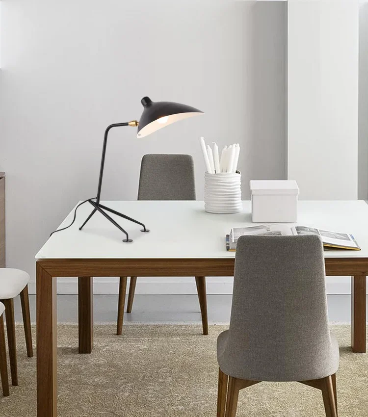 Description Picture 3 of itemFrench Designer Tripod Table Lamps Desk Light for Study Reading Beside Bedroom