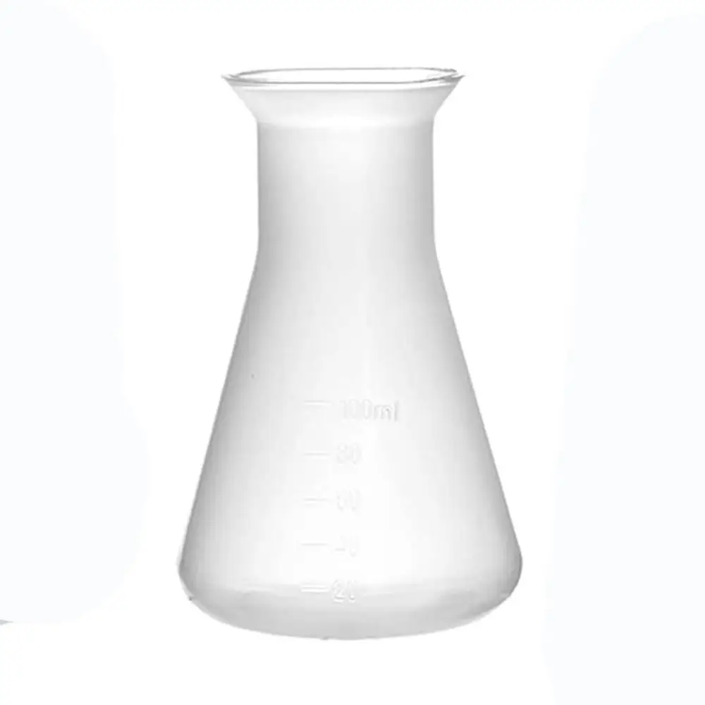 50ml 100ml Plastic Erlenmeyer Flask for Laboratory and Education