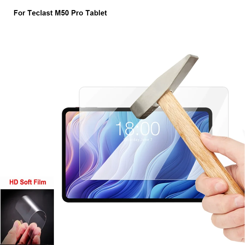 

2 шт., Гидрогелевая Защитная пленка для Teclast M50 Pro