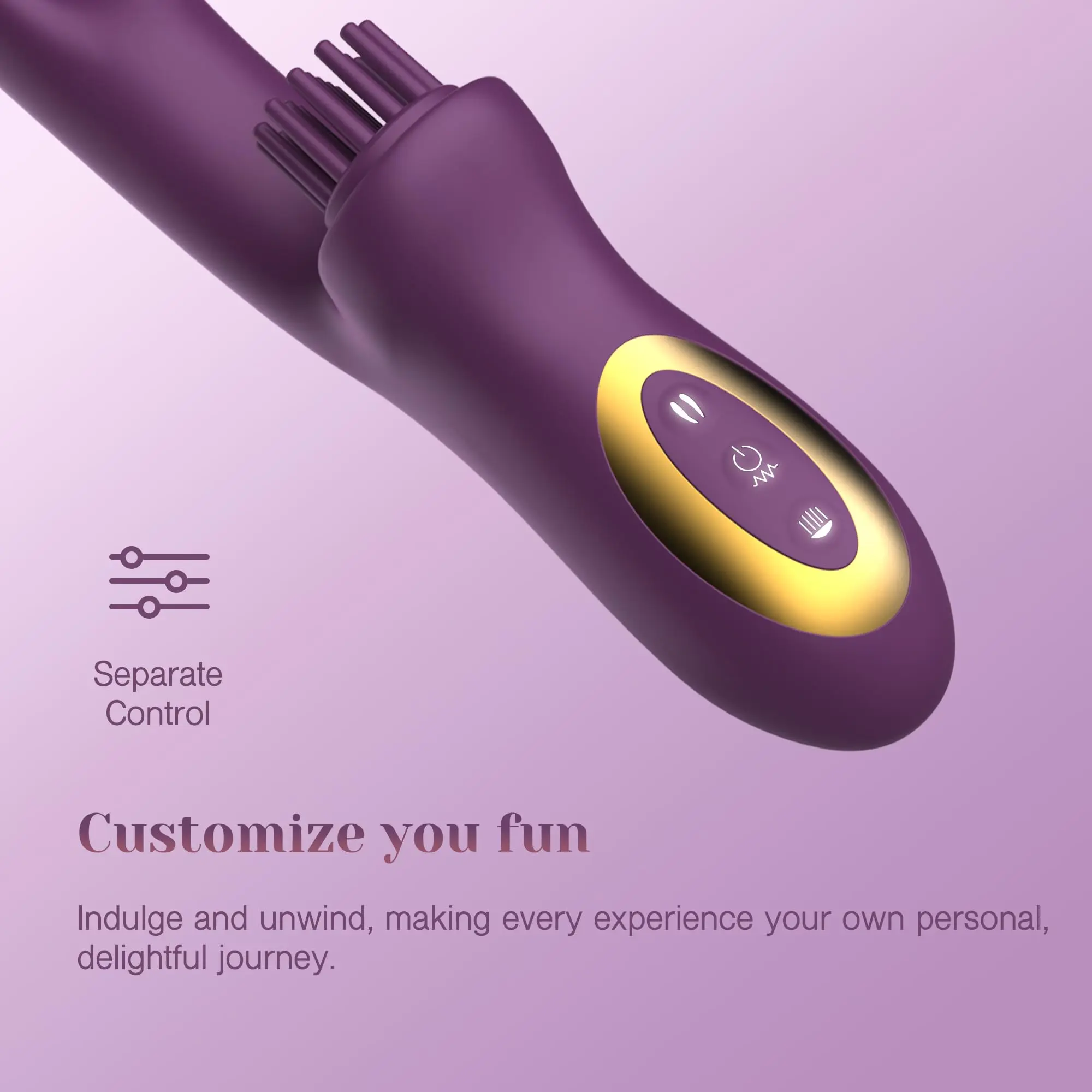 3 IN 1 Come-Hither Clitoral Tickling Rabbit Vibrator 10 Vibration Women Sex Toys for G Spot Clit Nipple Stimulation Masturbation - AdultToyKart 3 IN 1 Come-Hither Clitoral Tickling Rabbit Vibrator 10 Vibration Women Sex Toys for G Spot Clit Nipple Stimulation Masturbation - AdultToyKart