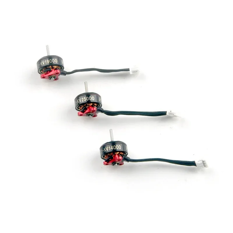 Deux moteurs EX0802 pour Drone FPV Micro côte à côte, illustrant leur taille compacte.