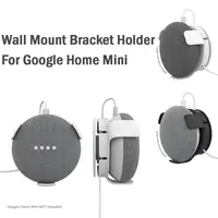 For Google Home Mini Wall Mount Bracket Holder For Google Home Mini Smart Speaker Cord Management Storage Hanger