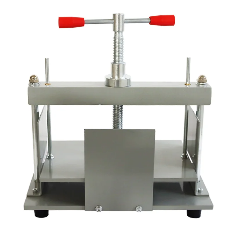  Manual Paper Press Machine, A4 Size Paper Press Machine 1 ton  Steel Notes Invoice Bookbinder Press Screw Bookbinding Paper Flattening  Machine