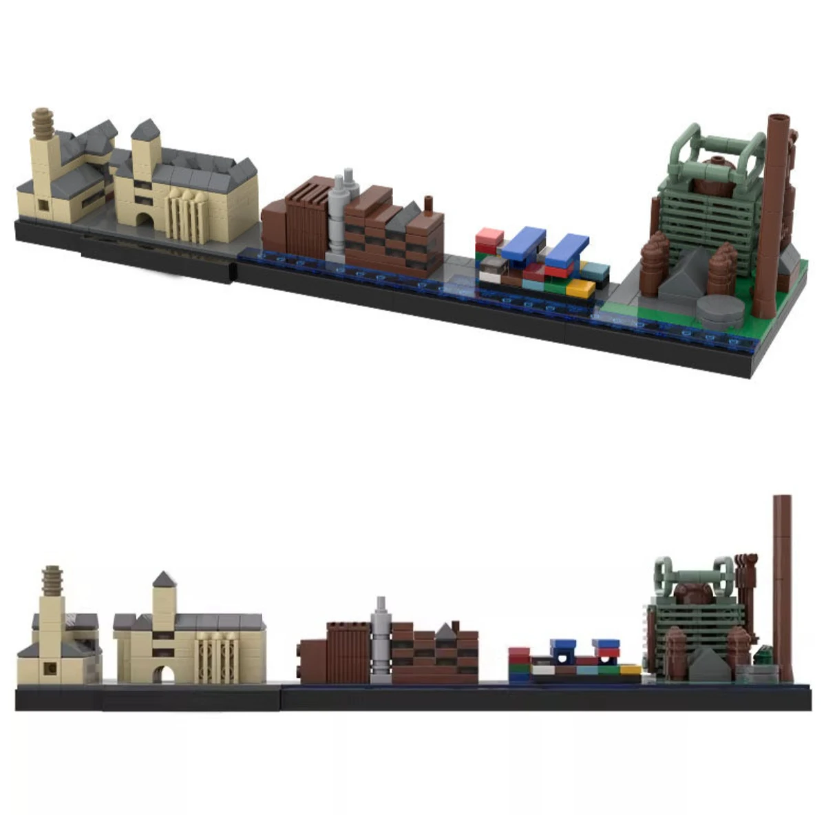 Landmark Architecture Germany Industrial City Building Blocks Toy_voghion.com