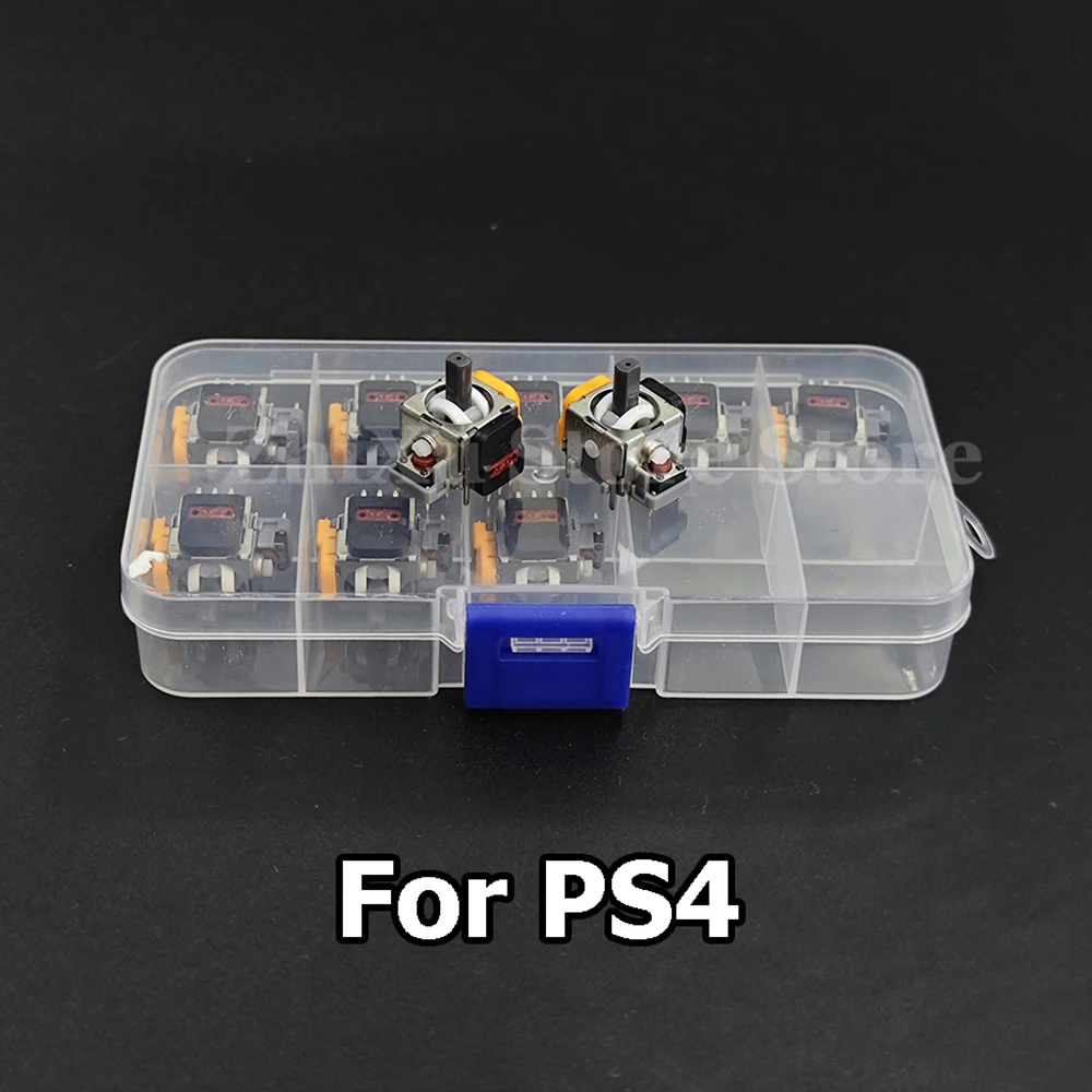 10Pcs with box 3D Hall Effect Durable Joystick Adjustable No Drift Thumb Stick Adjustable Compatible For PS4/PS5/XBox/Switch Pro - 2