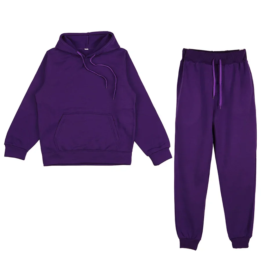 Womens Autumn Winter Tracksuit Warm Fleece Suits Hoodies Tops Casual Sweatshirts Jogging Pant Outfits Sweatpants 2 piece sets 3