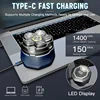6D Electric Head Shaver for Bald Men, Upgraded Magnetic Shaving Head, USB Rechargeable LED Display, Rotary Shaver Grooming Kit 6