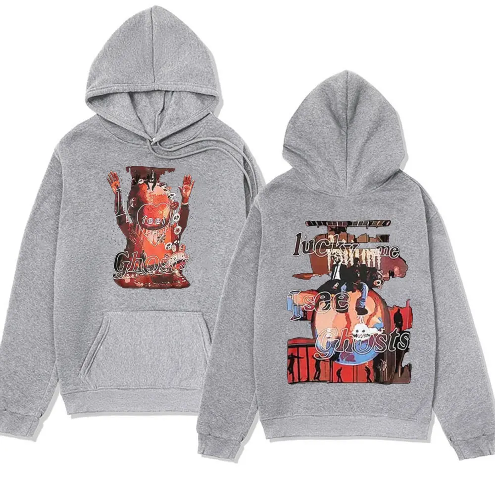 Rapper Kanye West Pablo Graphics Print Hoodie Men Women's Fashion Oversized Streetwear Hooded Sweatshirts Winter Fleece Pullover