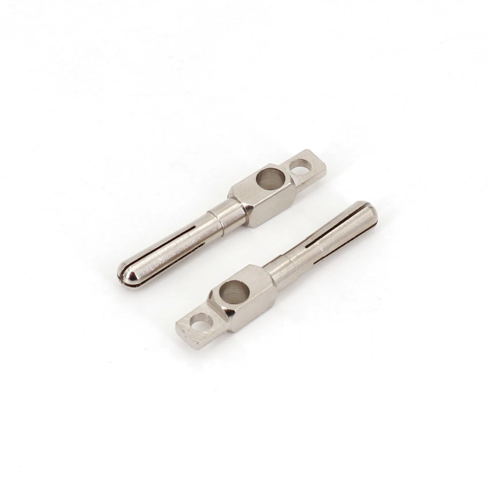 10Pcs Brass Nickel-Plated Stackable High Current Banana Plug Connectors