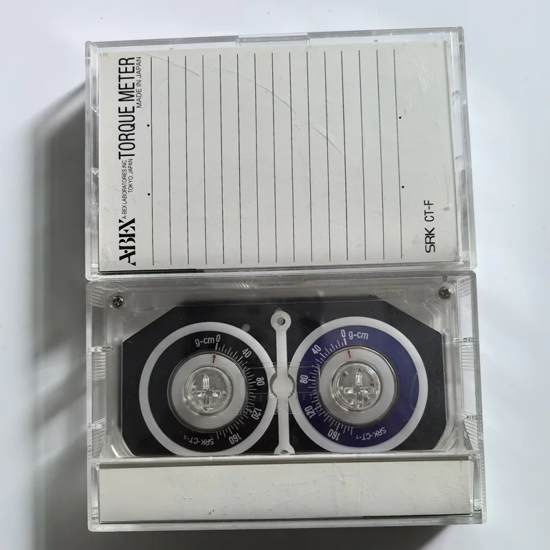 Cassette Torque Meter Test Tape ABEX CT-F outer wheel to test static torque in fast-forward and fast-backward states