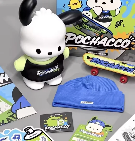 Genuine Sanrio Pochacco Street Skateboarding Series Bluetooth