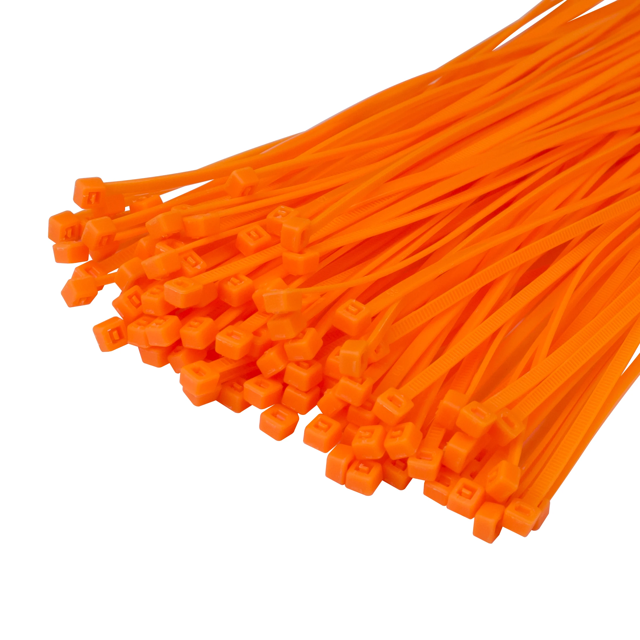 Multicolor Self-Locking Nylon Cable Ties - 3x200mm Plastic Wire Bundling Loops