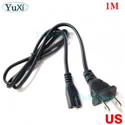 Universal 2 - Pin Power Extension Cable - IEC C7 Cord for Electronics and Appliances (US Cable)