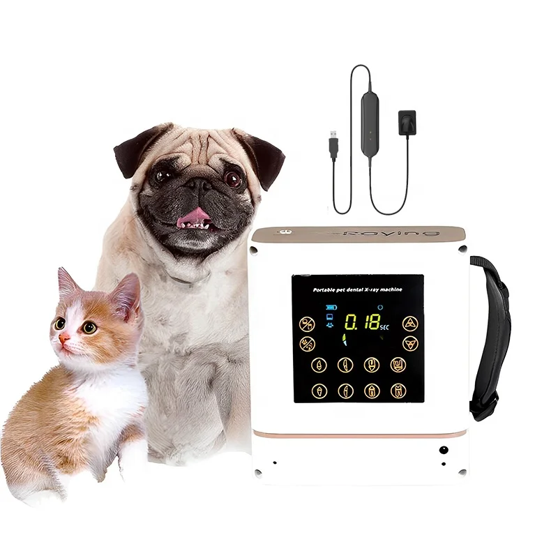 

Vet Handheld RX Digital Den-tal X Ray Equipment Veterinary Portable Den-tal Xray Machine with Sensor