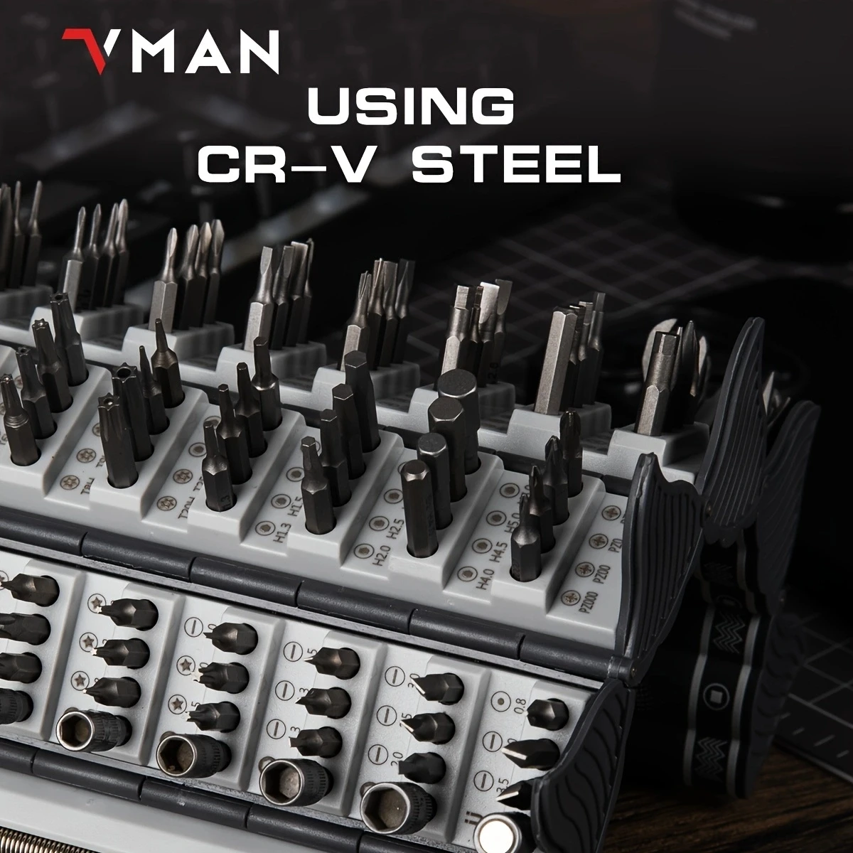 Ultimate Precision Screwdriver Set with 122 Heads,Non-slip,includes Magnet, Demagnetizer, Pry Bar, and Extension Rod and Wrench