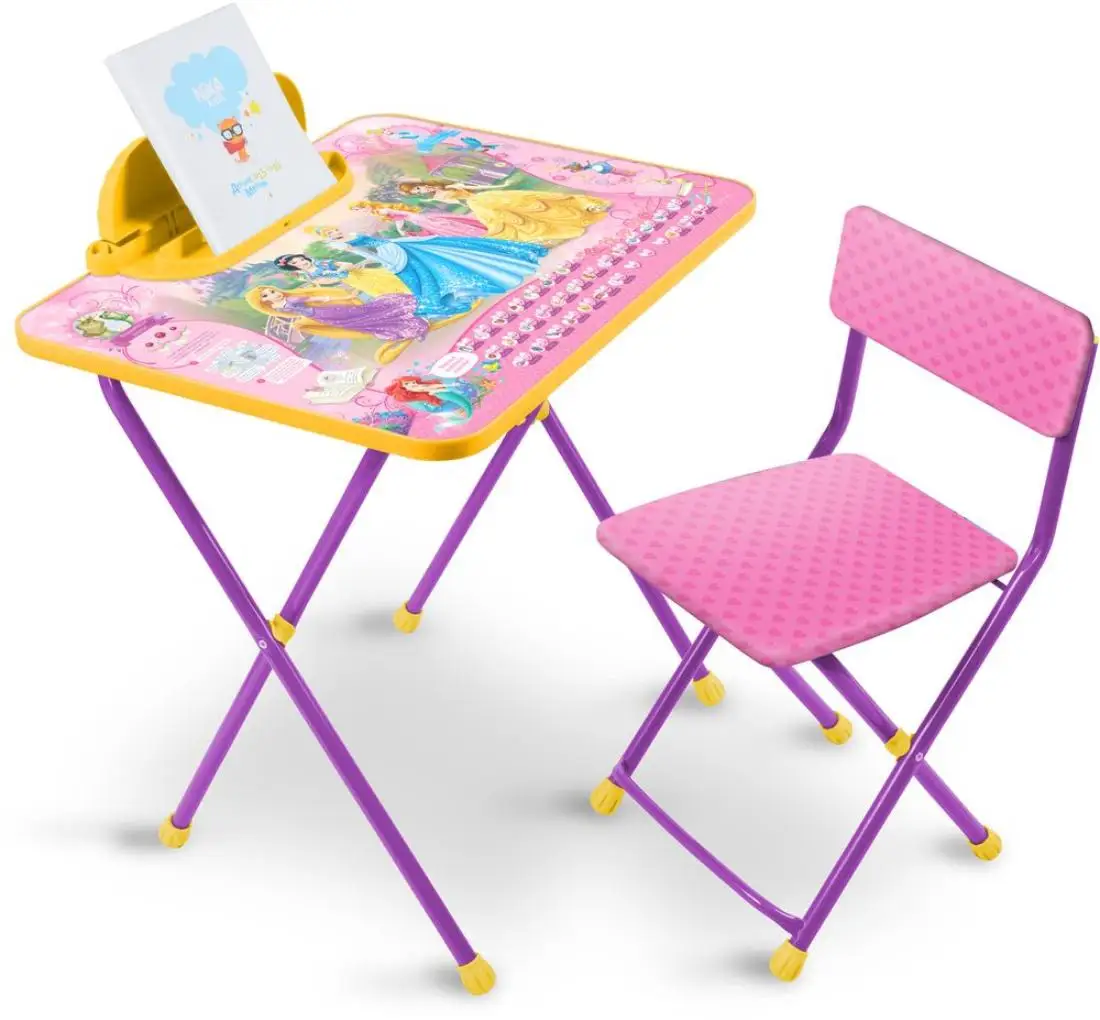 Set of furniture Nick table + pencil case chair 3-7 years old princess Disney |