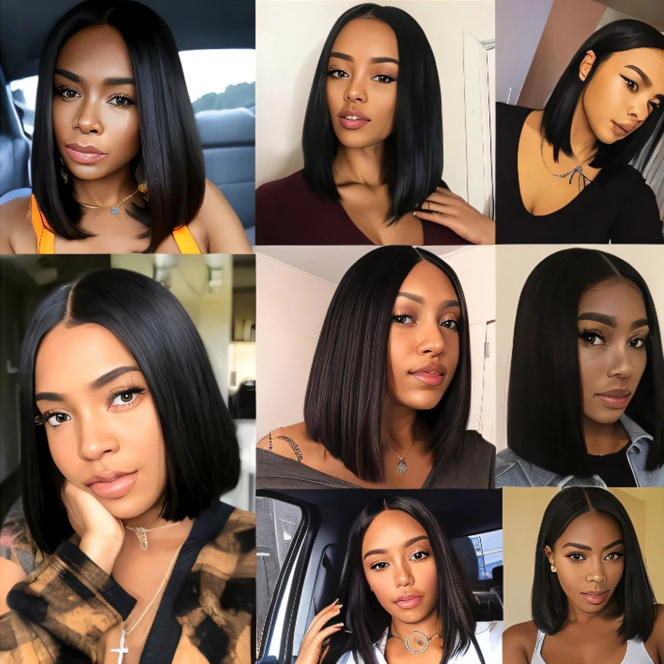 Рисунок 6 - Короткие парики из человеческих волос Bob Wig 13x 4