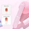 Nail Art Silicone Applicator Sticks Chrome Pigment Dust Applying Manicure Tool Easy-Daub Pigment Silicone Nail Brushes 6