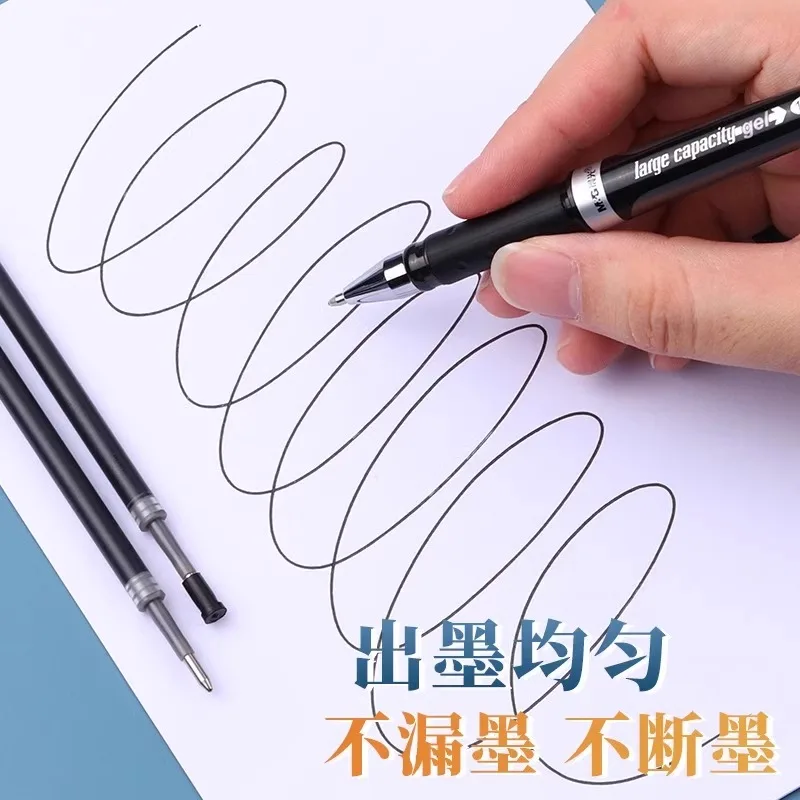 M&G Gel Refill, 1.0mm, for Gel pen 1.0 Neutralizer Fill, Black, with Matching Neutralizer Pen