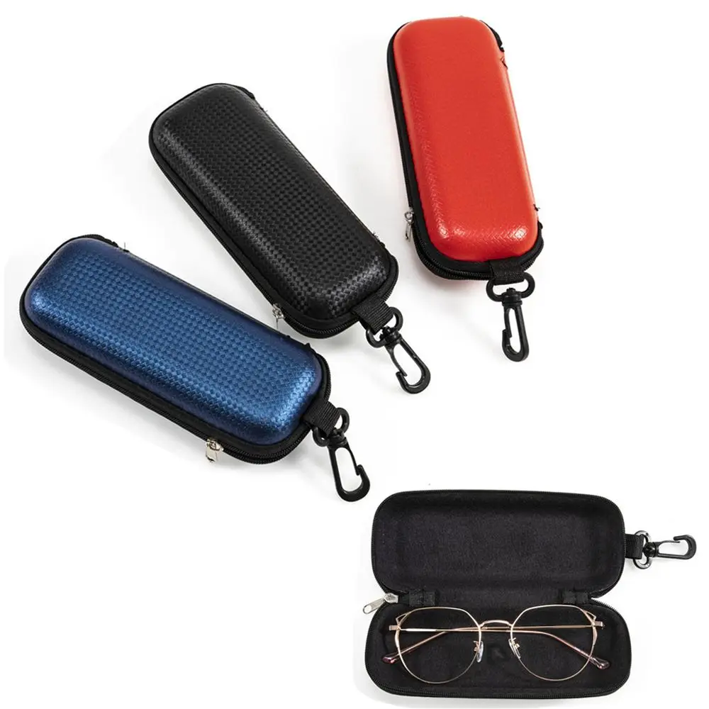 

Hot Sale EVA Sunglasses Box Glasses Zipper Closure Simple Style Eyewear Case Portable Eyeglasses Container Protective Shell