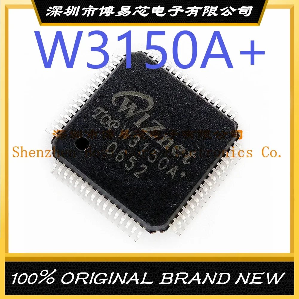 1 PCS/LOTE W3150A+ package LQFP-64 new original genuine Ethernet IC chip