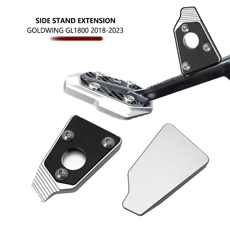 

Motorcycle CNC Foot Support Extension Plate Side Stand Extension For Honda Goldwing 1800 Gold Wing GL1800 2018-2023 2021 2022