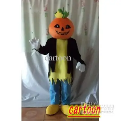 

New Adult Character Pumpkin Mascot Costume Halloween Christmas Dress Full Body Props Outfit Mascot Costume