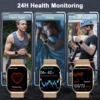 2025New1.95 inch Smart Watch Bluetooth Calls music IP68 Waterproof  Sports Mode Health Monitoring Voice control Smart Watch 5
