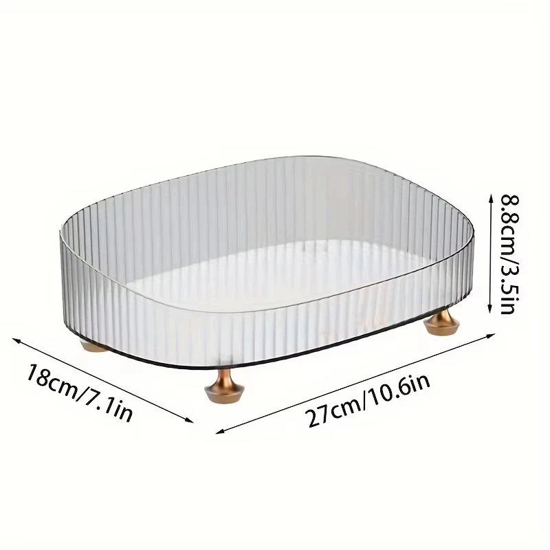 Makeup Organizer Cosmetic Perfumes Storage Box Display Lipstick Holder Large Capacity Decorative Desktop Household Bathroom 6