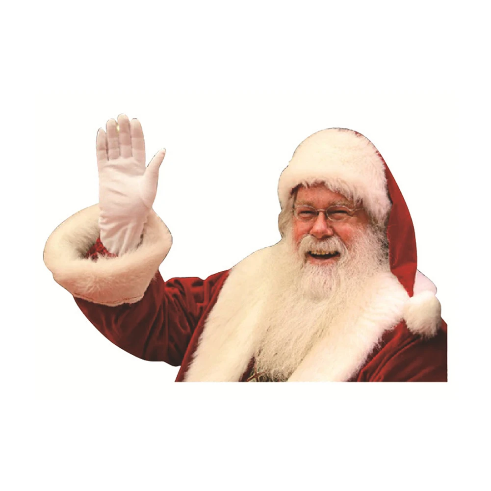 

Рождественская наклейка Санта-Клаус автомобильные наклейки заднее окно забавные наклейки правая/левая сторона для Bmw Tesla VW Benz с Рождеством