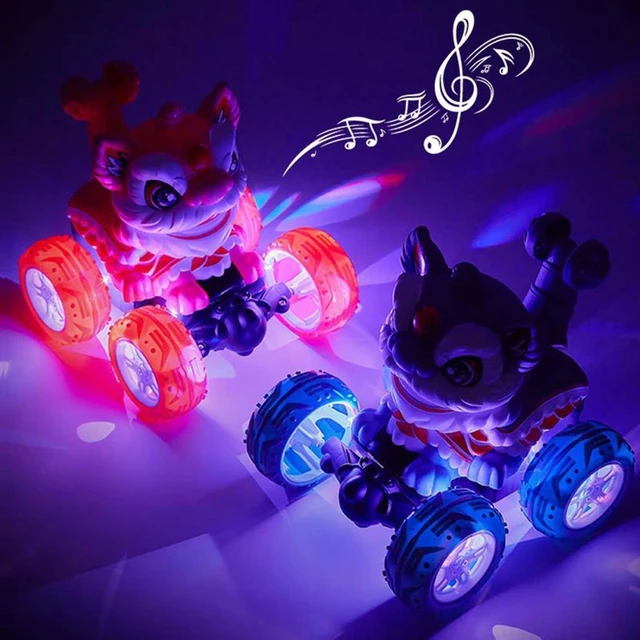 6.69x6.29x7.87in Model Off-road Vehicle Remote Control Car Stunt Tipper Creative Toys Party Favors for Kids Gift 4