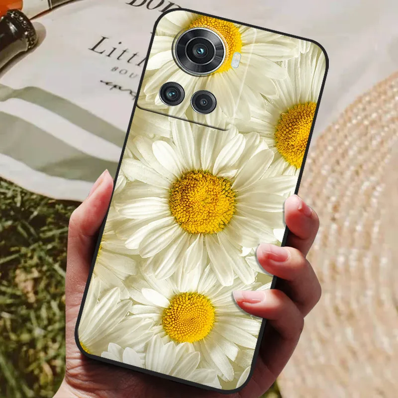 Black Silicone Soft Phone Cover with Lion and Wolf Design - Elegant Protective Case