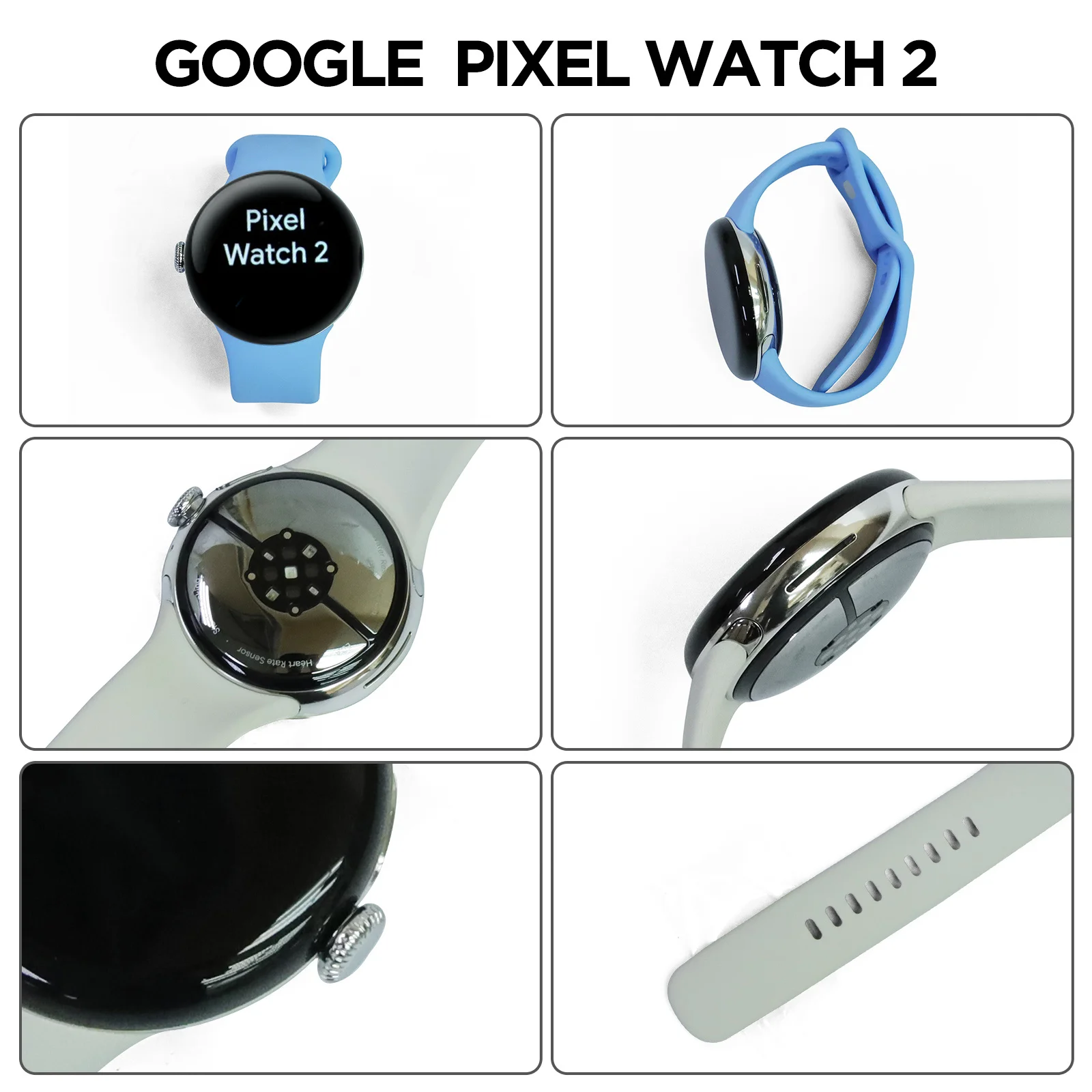 Google Pixel Watch 2 WiFi/LTE Smart Watch Fitbit Heart Rate tracking 1.2