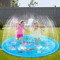 170cm Summer Children Swimming Pool Inflatable Water Sprinkler Pad Play Cooling Mat Outdoor Interactive Toy for Kids Toys 1