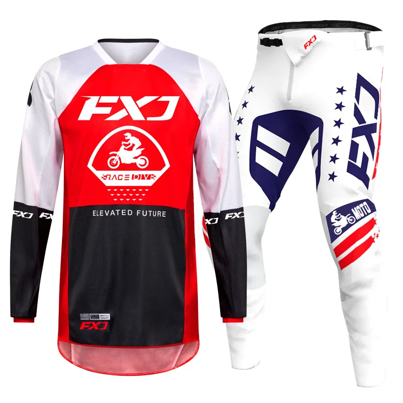 모토크로스 저지 팬츠 키트 핑크 여성용 레이싱 슈트 블랙 남성용 엔듀로 크로스 맞춤형 오프로드 MX MTB MOTO 이름 번호 2026