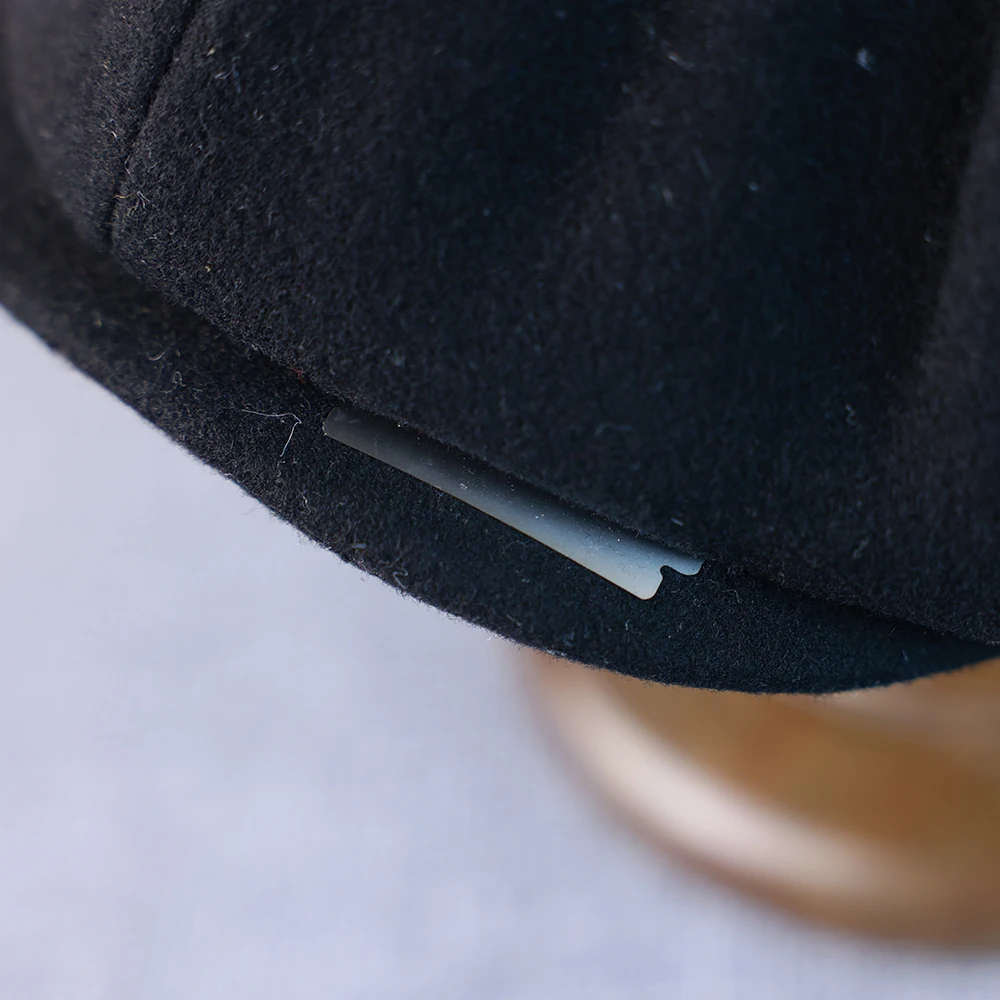 Autumn Winter Black Men Classic Beret Retro British Newsboy Cap With Fake Razor Gatsby Woman Octagonal Hats 006 6