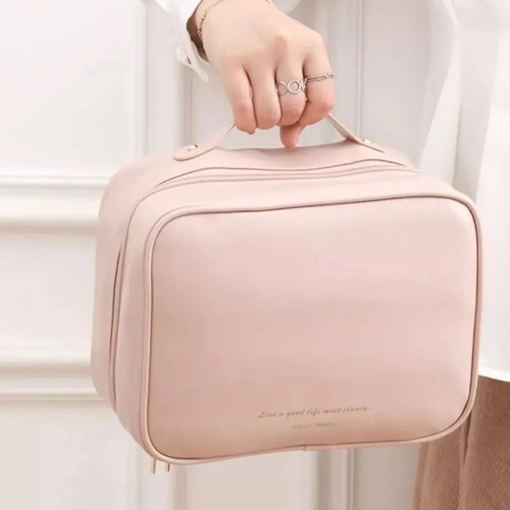Multi-compartment Toiletry Cosmetics Bag Fashion Portable Makeup Storage Pouch For Lipsticks Eyeshdow 4