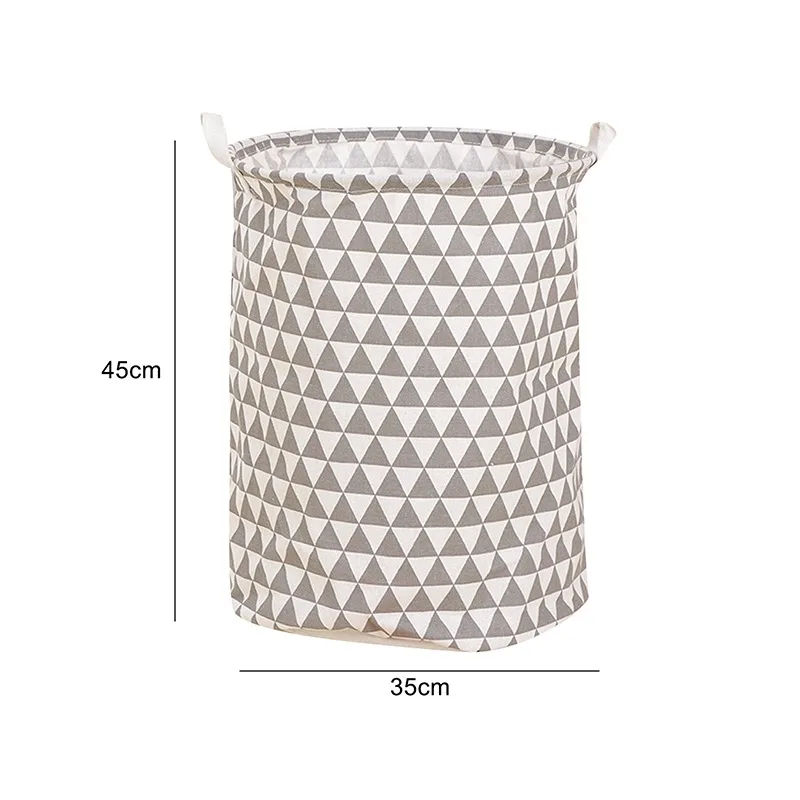 Coș de rufe pliabil de capacitate mare Sac de gunoi de depozitare rotund Coș mare de jucărie pliabil Coș de haine Organizator de găleți