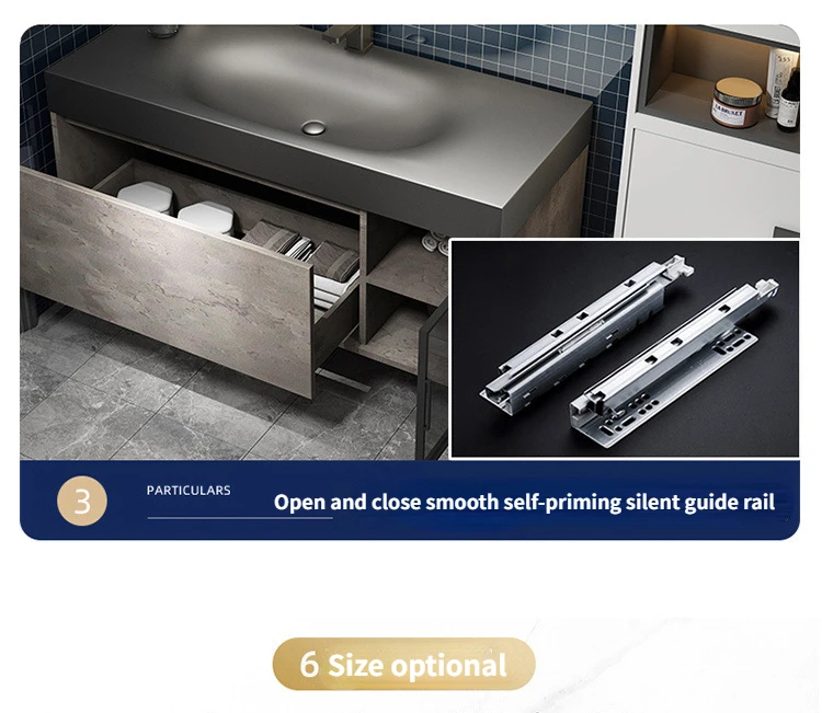 Modern Bathroom Cabinet Smart Mirror Cabinet Rock Integrated Washbasin Bathroom Vanity Cabinets with Sink Bathroom Furniture
