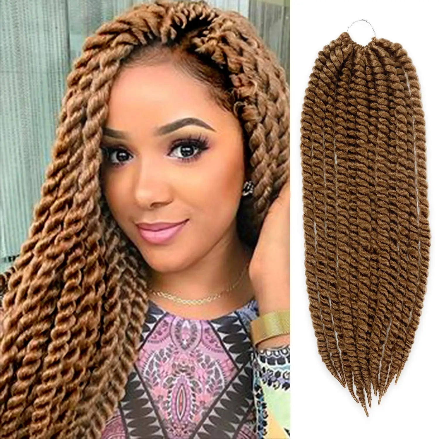 Synthetic Mambo twist crochet braids jumbo hair African wig thick twist crochet braids Jumbo Hair Havana hair hava