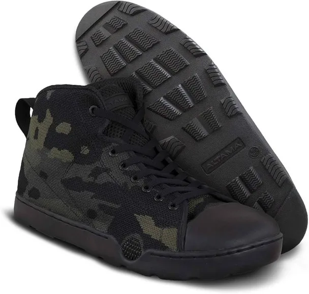 Altama-Botas de media caña Multicam para hombre, calzado urbano de