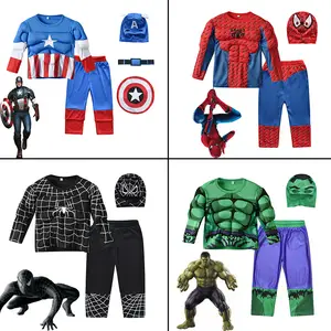 Vengers per bambini Venom Spiderman Costume Cosplay Boy Girl Halloween  supereroe Muscle/collant tuta - AliExpress