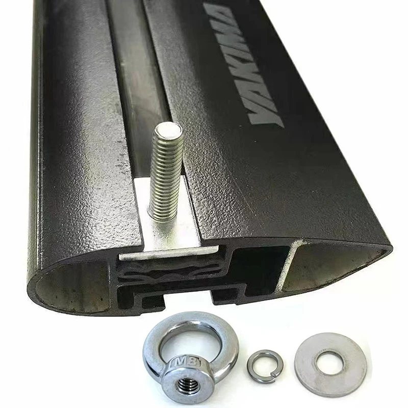 NTG Sjorrailmoer M8 Met Clipplaat - Voor Airlinerail In Camper & Caravan (10 Stuks)