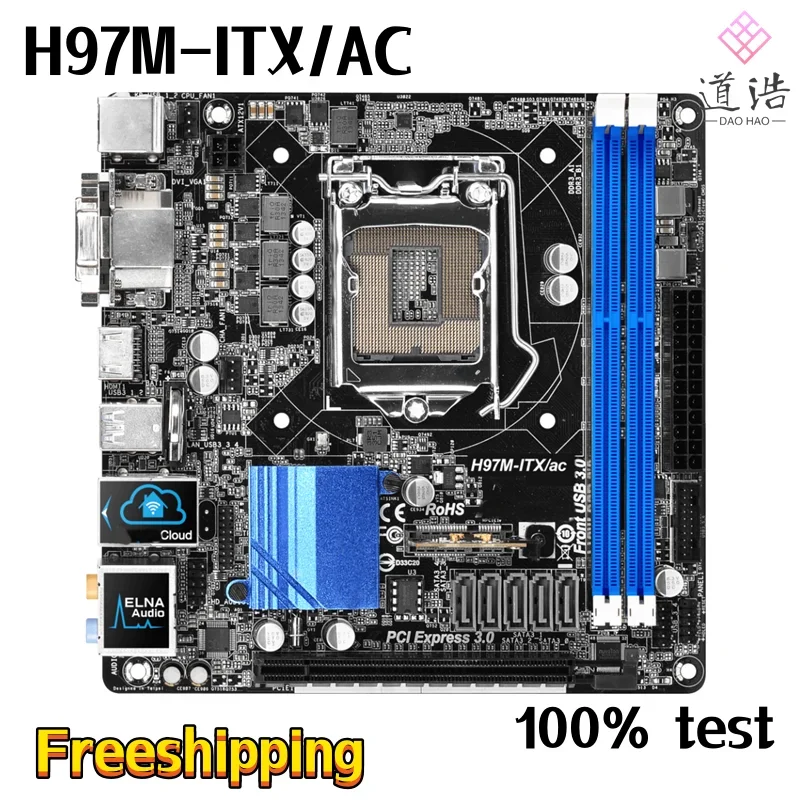 For ASROCK H97M-ITX/AC Motherboard 16GB HDMI PCI-E3.0 LGA 1150 DDR3 Mini-ITX H97 Mainboard 2 S44ea2ebb0aac4267b1abc3a73ef24ce77