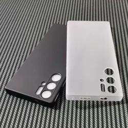 Dual Pack Protective Soft Shell Phone Cases - Durable Back Covers for Enhanced Device Safeguarding (1 Black 1 Clear)