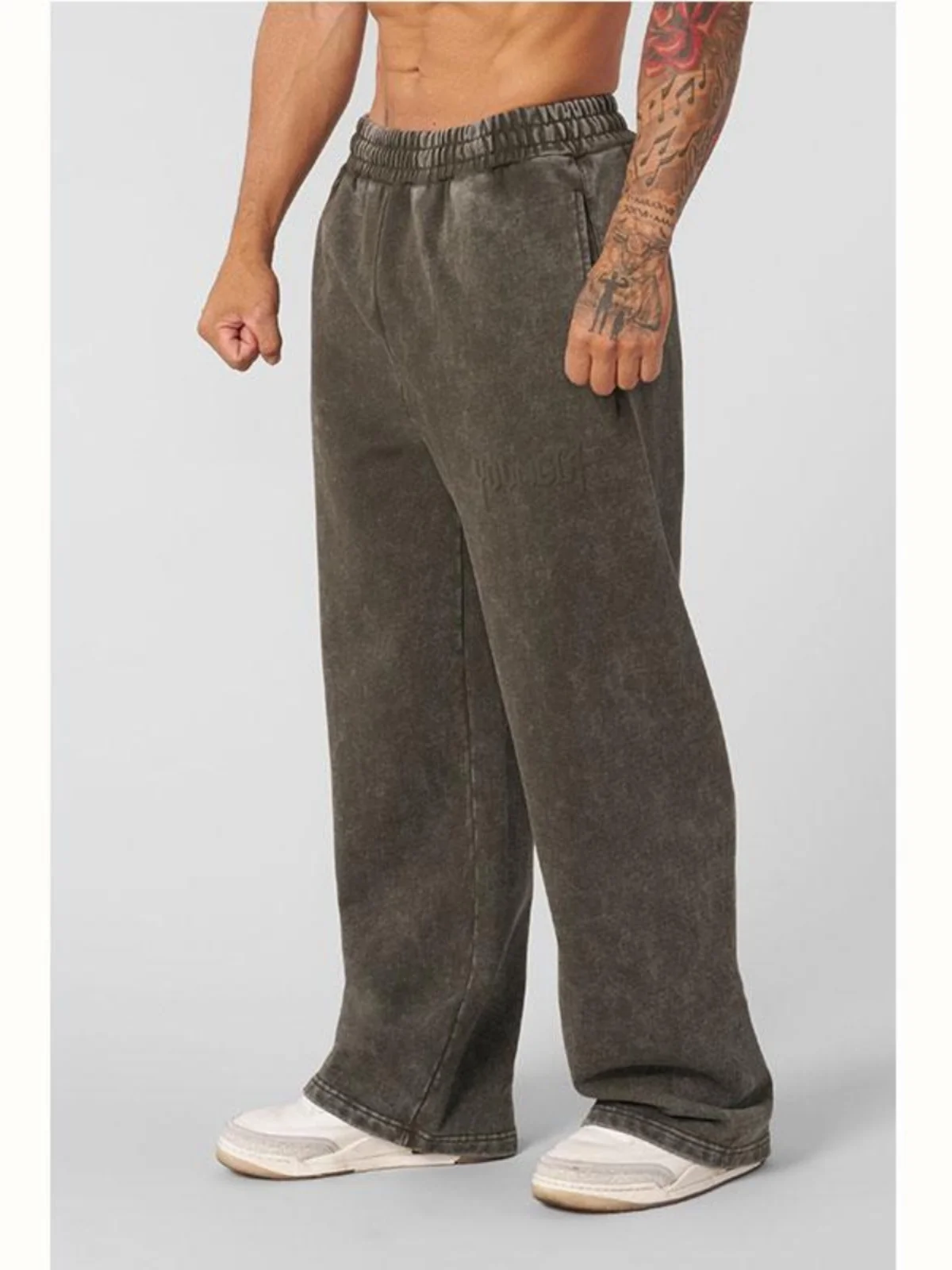 Loose Spor Trousers Casual Versatile Trendy Sweatpants Running Straight Leg Spring Autumn Pattern ex Long Pants